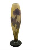 Galle style vase footed vase