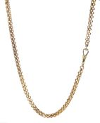 Late 19th/early 20th century 14ct gold fancy link necklace