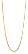 18ct gold curb link necklace