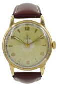 Tudor 9ct gold gentleman's manual wind wristwatch