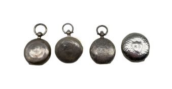 Engraved silver sovereign case Chester 1913 Maker Samuel Levi