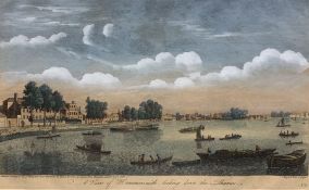 By and after John Boydell (British 1720-1804): 'A View of Hammersmith looking down the Thames'
