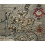 William Hole (British ?-1624): 'Scotia Regnum' Map of Scotland