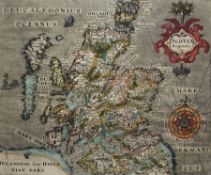 William Hole (British ?-1624): 'Scotia Regnum' Map of Scotland