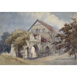 William James Boddy (British 1831-1911): The Hospitium - St Mary's Abbey York