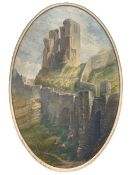 William Crawford Williamson (British 1851-1892): 'Scarborough Castle Yorkshire - The Keep