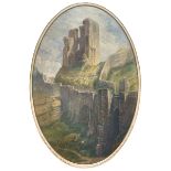 William Crawford Williamson (British 1851-1892): 'Scarborough Castle Yorkshire - The Keep