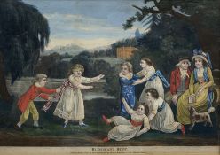 English School (late 18th century): 'Blindman's Buff'