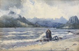 C J Mackintosh (Scottish 19th-20th century): Highland Loch