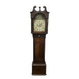 A mid-19th century Irish mahogany cased longcase clock by William Sprat