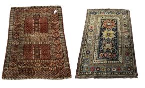 Tekki bukhara red rug with overall geometric design