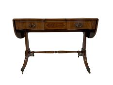 20th century quality mahogany sofa table