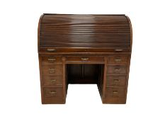 20th century mahogany desk