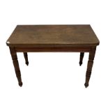 19th century mahogany tea table