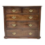 19th century mahogany chest of drawers