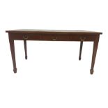 20th century mahogany writing library table