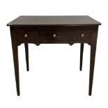 George III mahogany side table