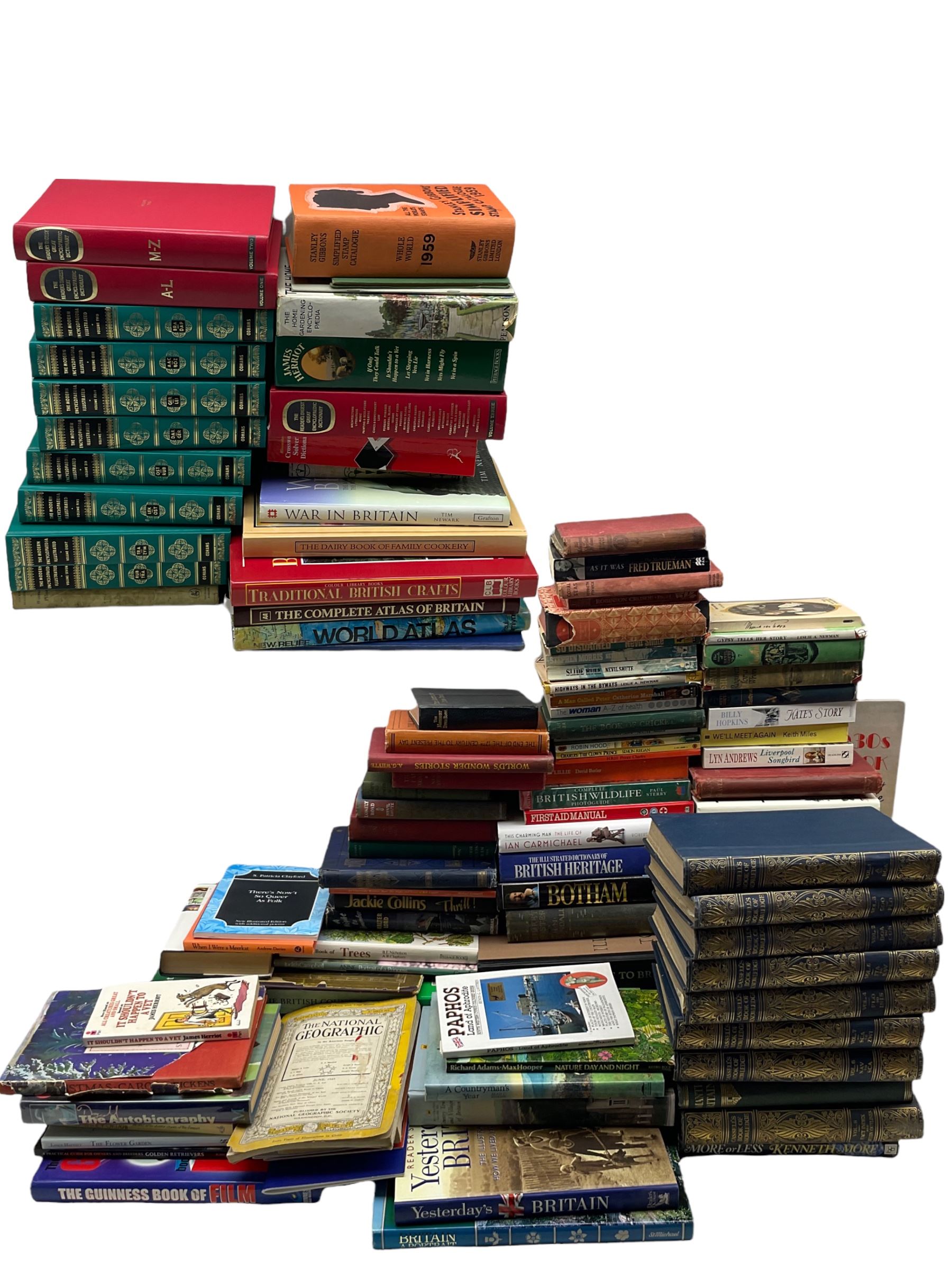 A large lot of assorted books comprising a variety of genres; (non)fiction