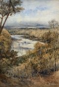 English School (late 19th century): River Scene
