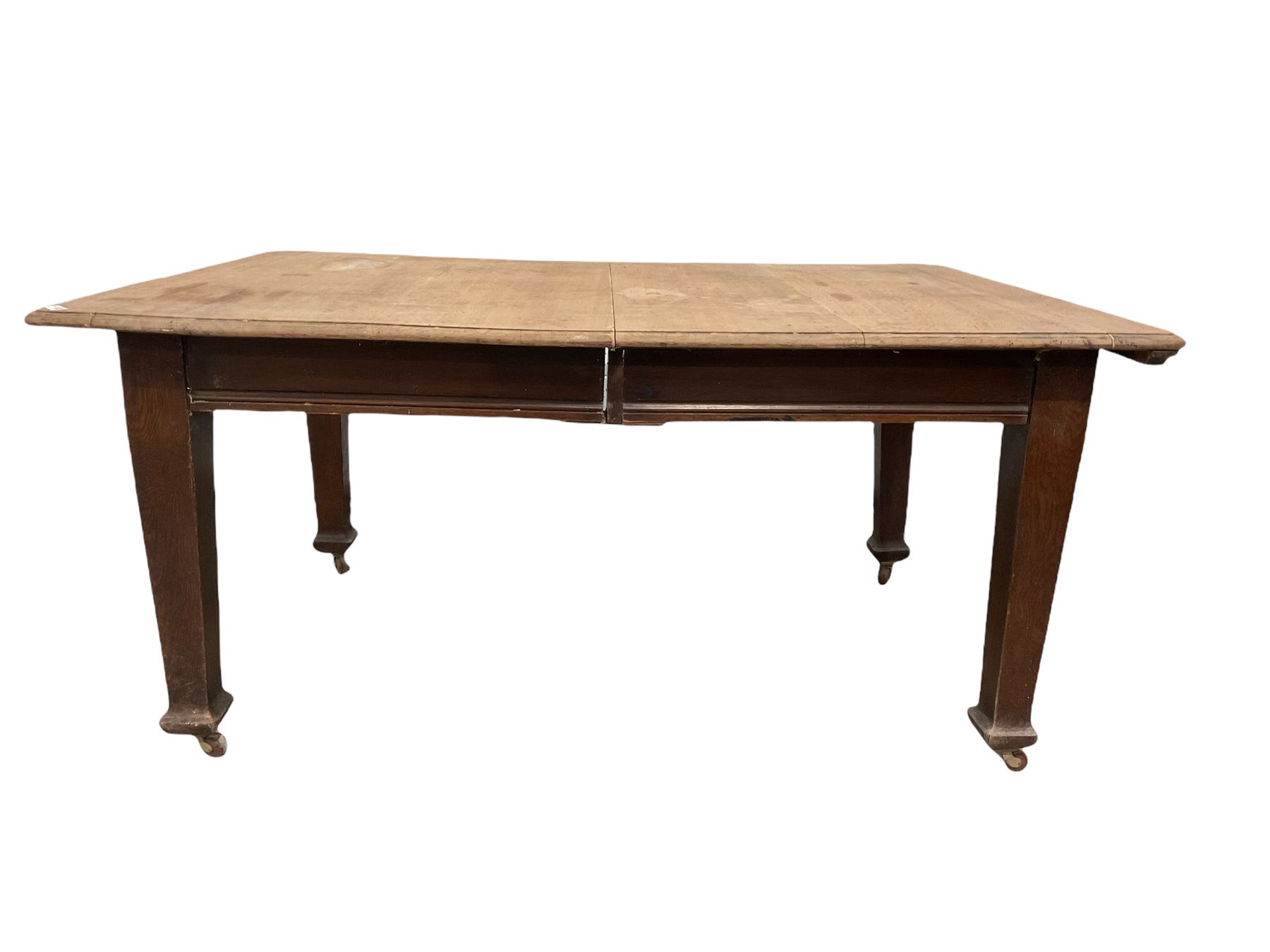 19th century oak dining table