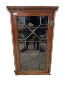 Georgian mahogany corner cupboard