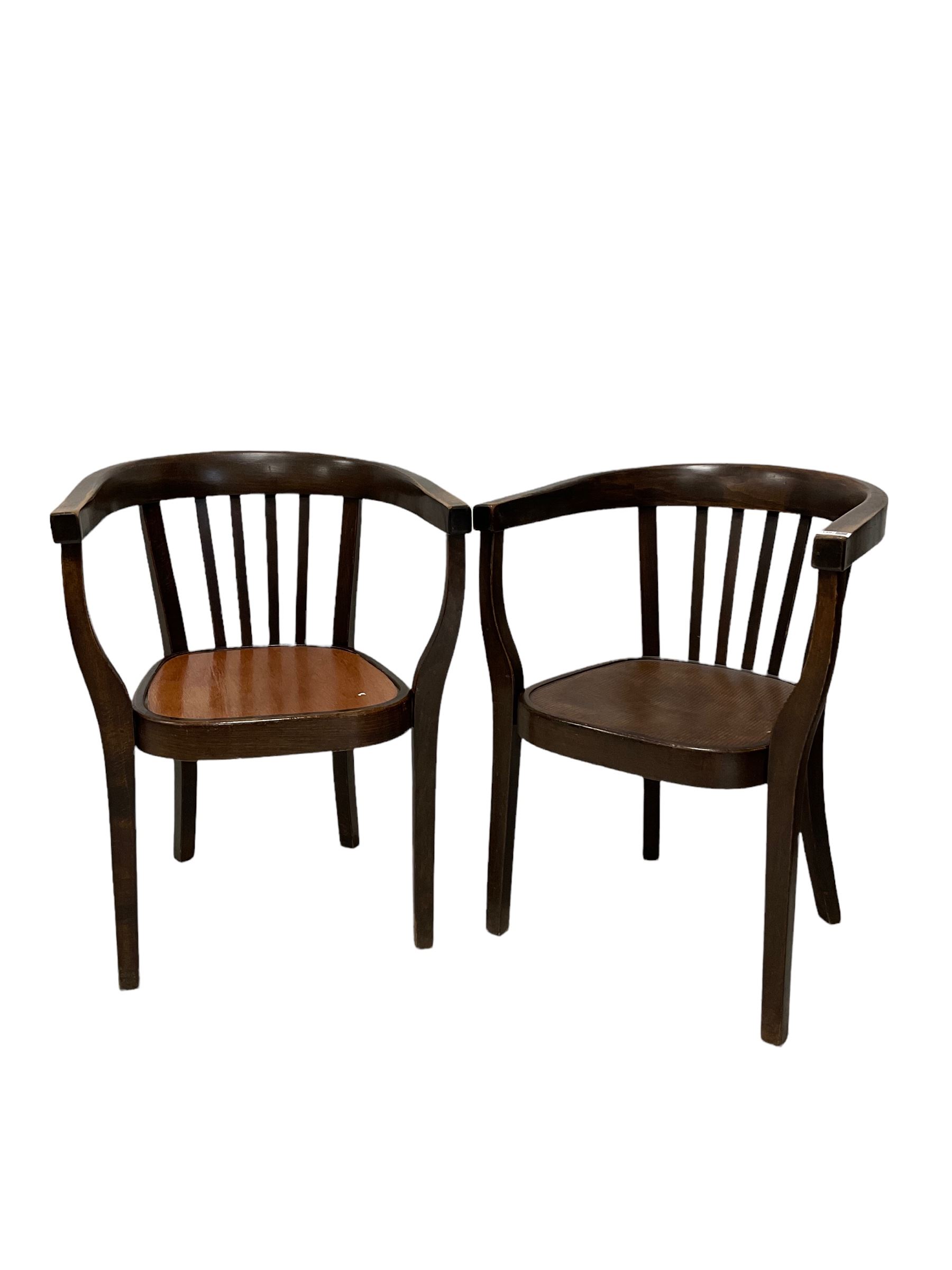 Pair of mid-20th century Czechoslovakian chairs