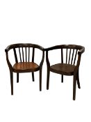 Pair of mid-20th century Czechoslovakian chairs