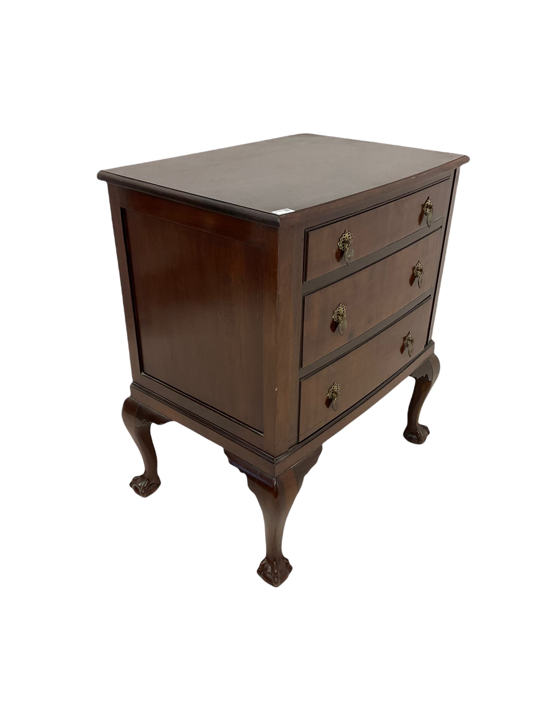 20th century mahogany chest - Image 3 of 3