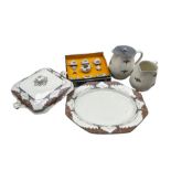 Doll's cased tea set