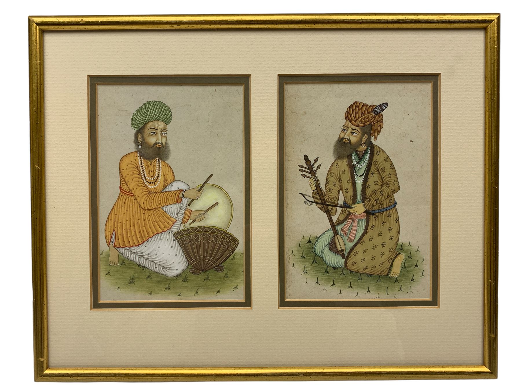 Mughal School (early 20th century): Sikh Musicians