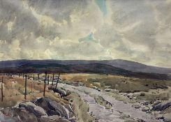 Joseph Pighills (British 1902-1984): 'Haworth Moor Yorkshire'