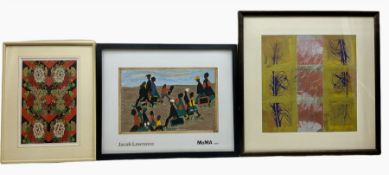 After Jacob Lawrence (American 1917-2000): 'The Migrants Arrived in Great Numbers'