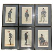 After Sir Leslie Matthew 'Spy' Ward (British 1851-1922): Set six 19th century Vanity Fair lithograph