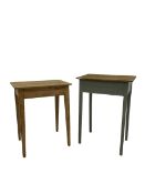 Two pine tables