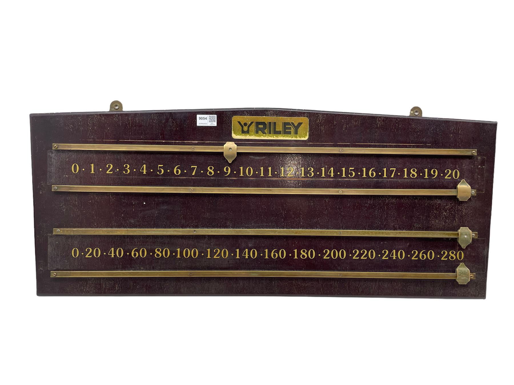 Riley snooker score board