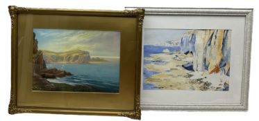 Roland Stead (British early 20th century): Coastal Landscape