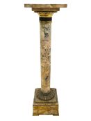 19th century marble torchere