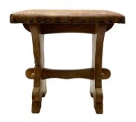 'Gnomeman' oak stool
