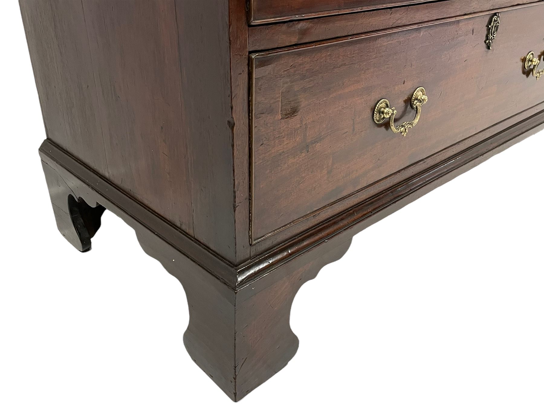 George III mahogany chest on chest - Image 5 of 7