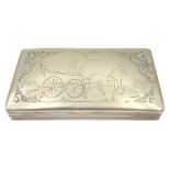 Dutch silver rectangular box