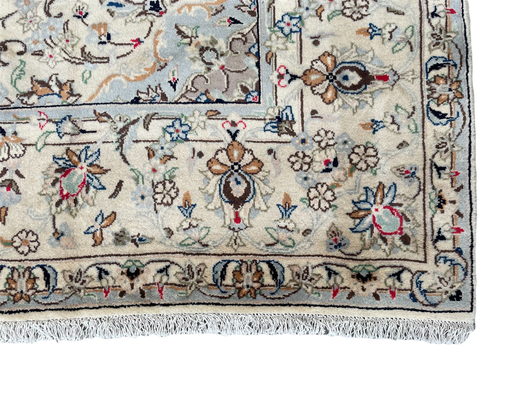 Persian Kashan ivory ground rug - Image 2 of 8