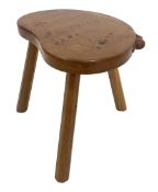 'Beaverman' oak three-legged stool