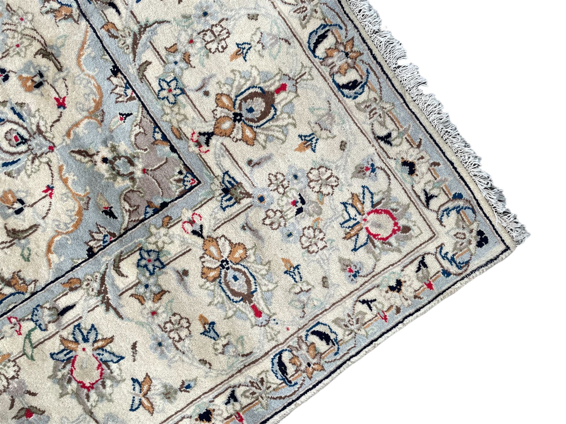 Persian Kashan ivory ground rug - Image 4 of 8