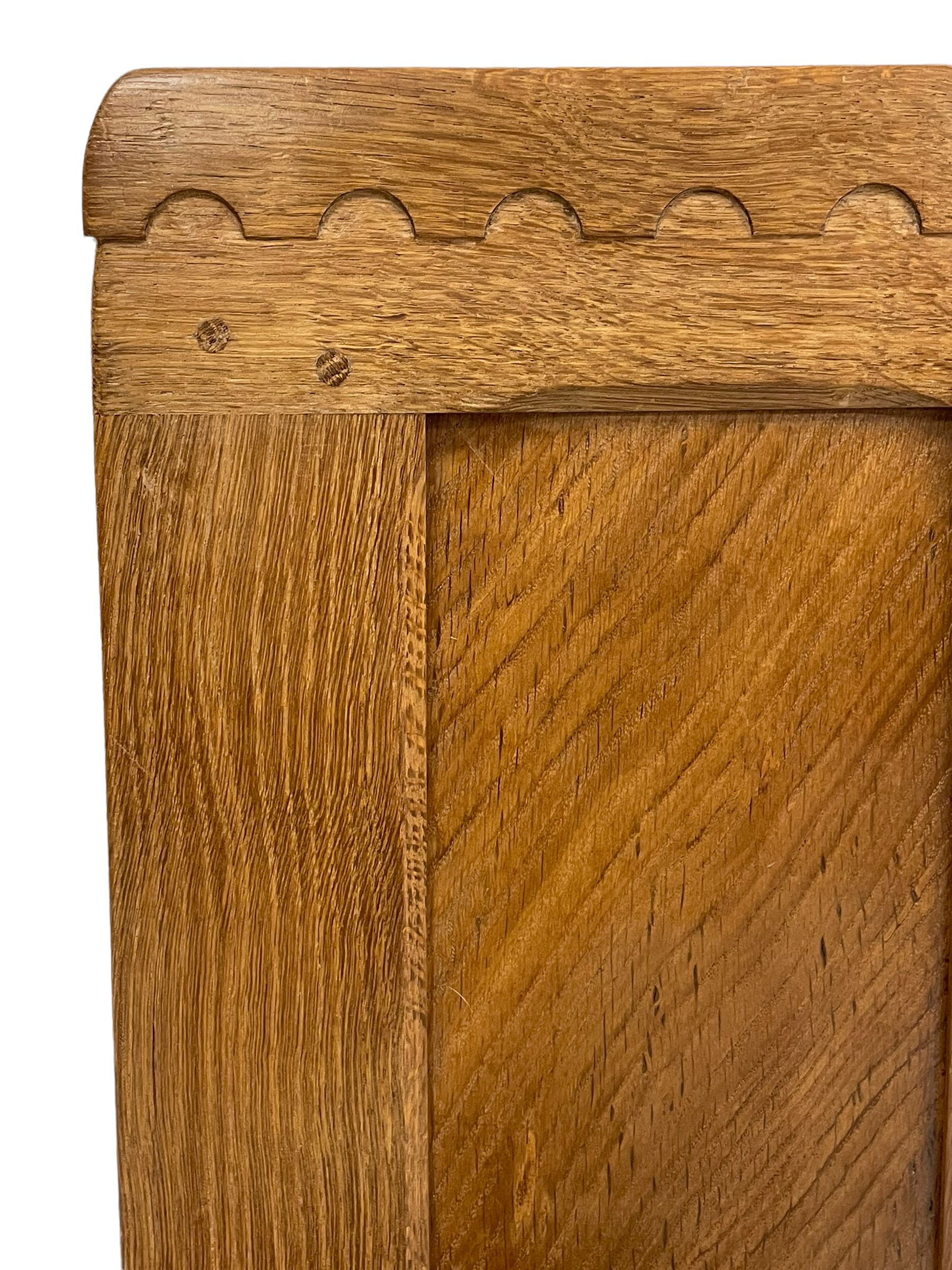 'Oakleafman' pair oak 3' single bed headboards - Image 4 of 6