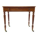 Gillows of Lancaster - George III mahogany chamber writing table