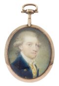 Samuel Shelley (British 1750-1808) Portrait miniature upon ivory