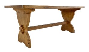 'Gnomeman' oak coffee table