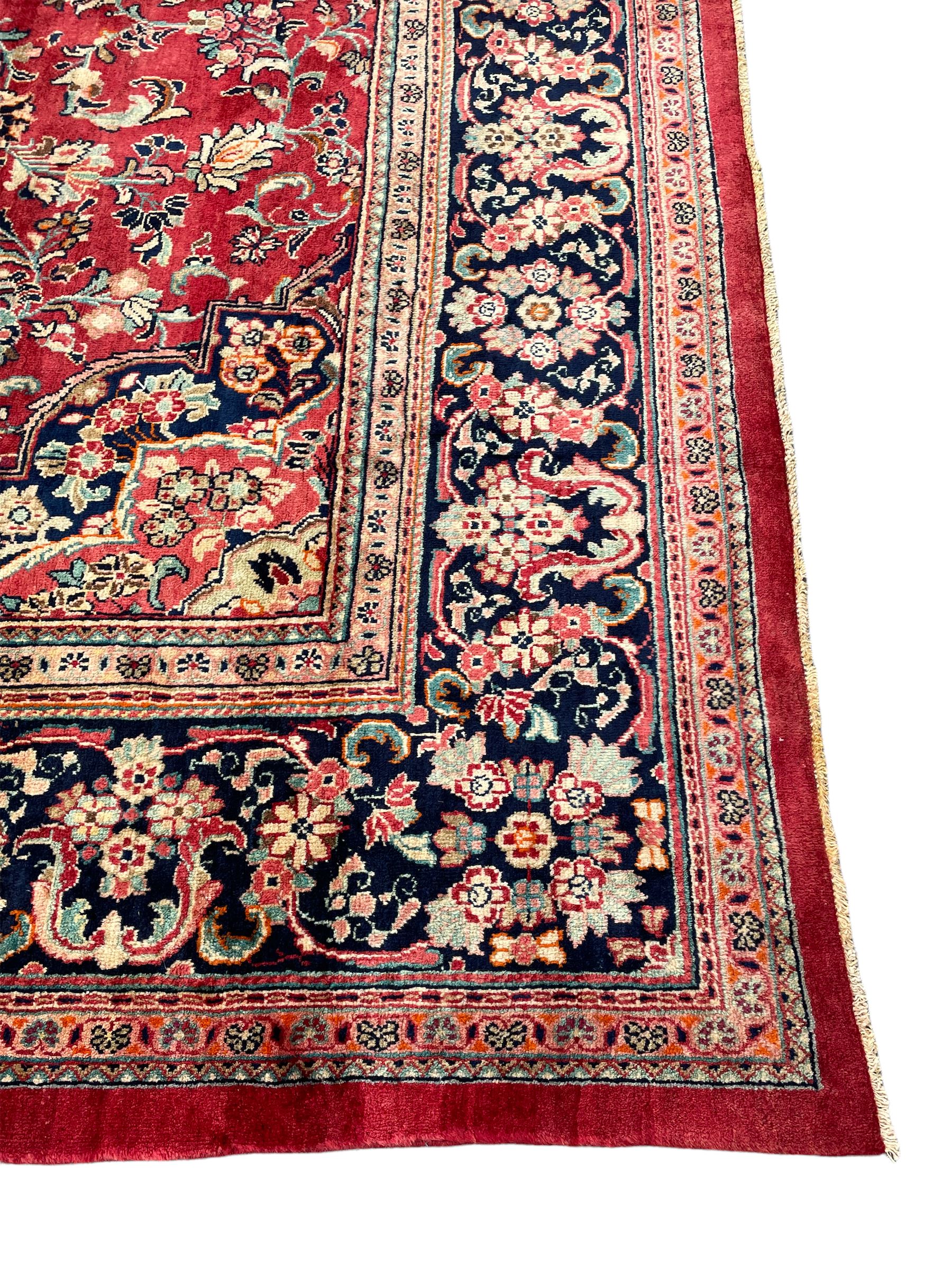 Persian Mahal red ground carpet - Image 2 of 9