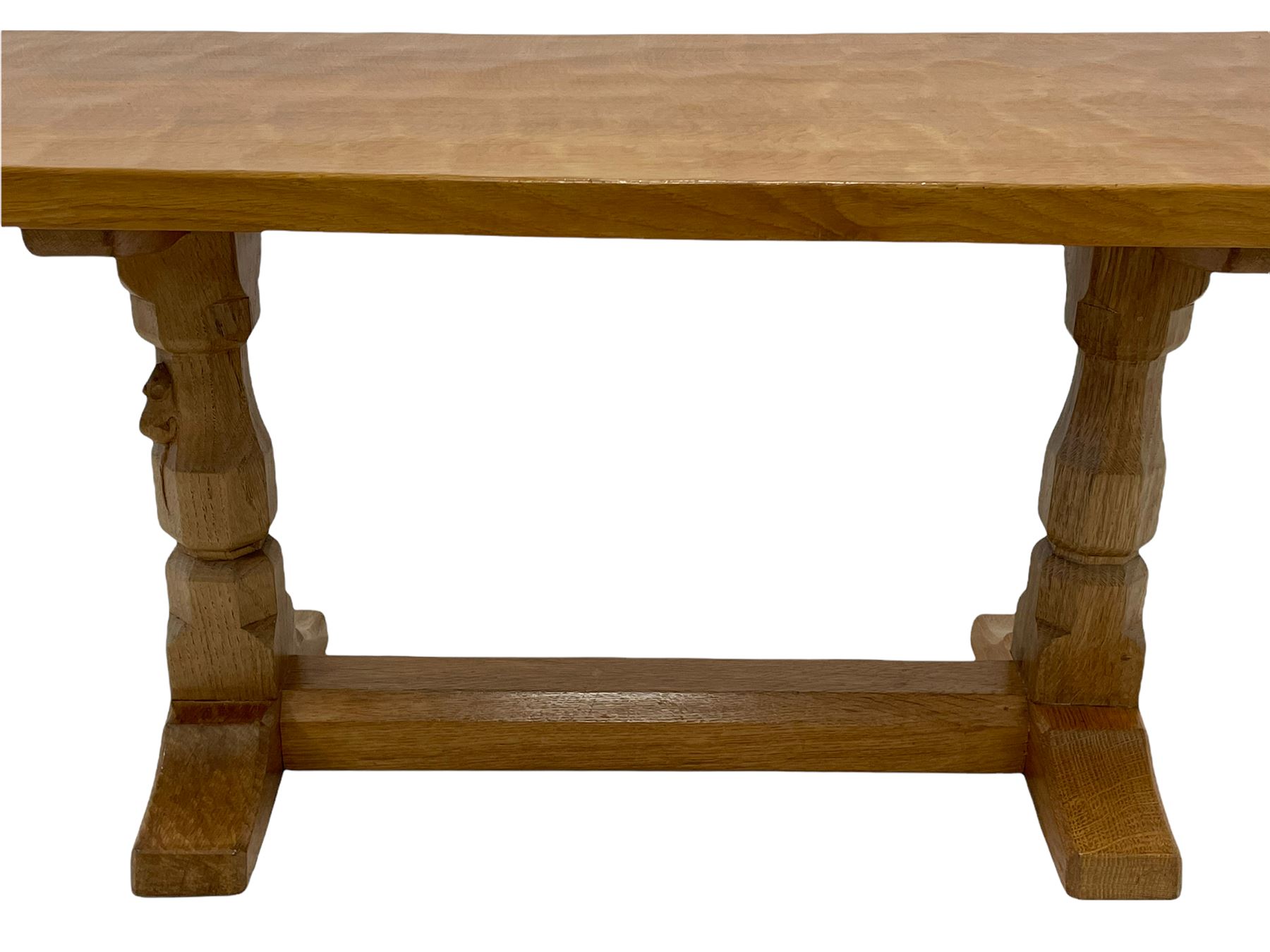 'Mouseman' oak coffee table - Image 5 of 5