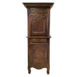 18th century French oak cupboard